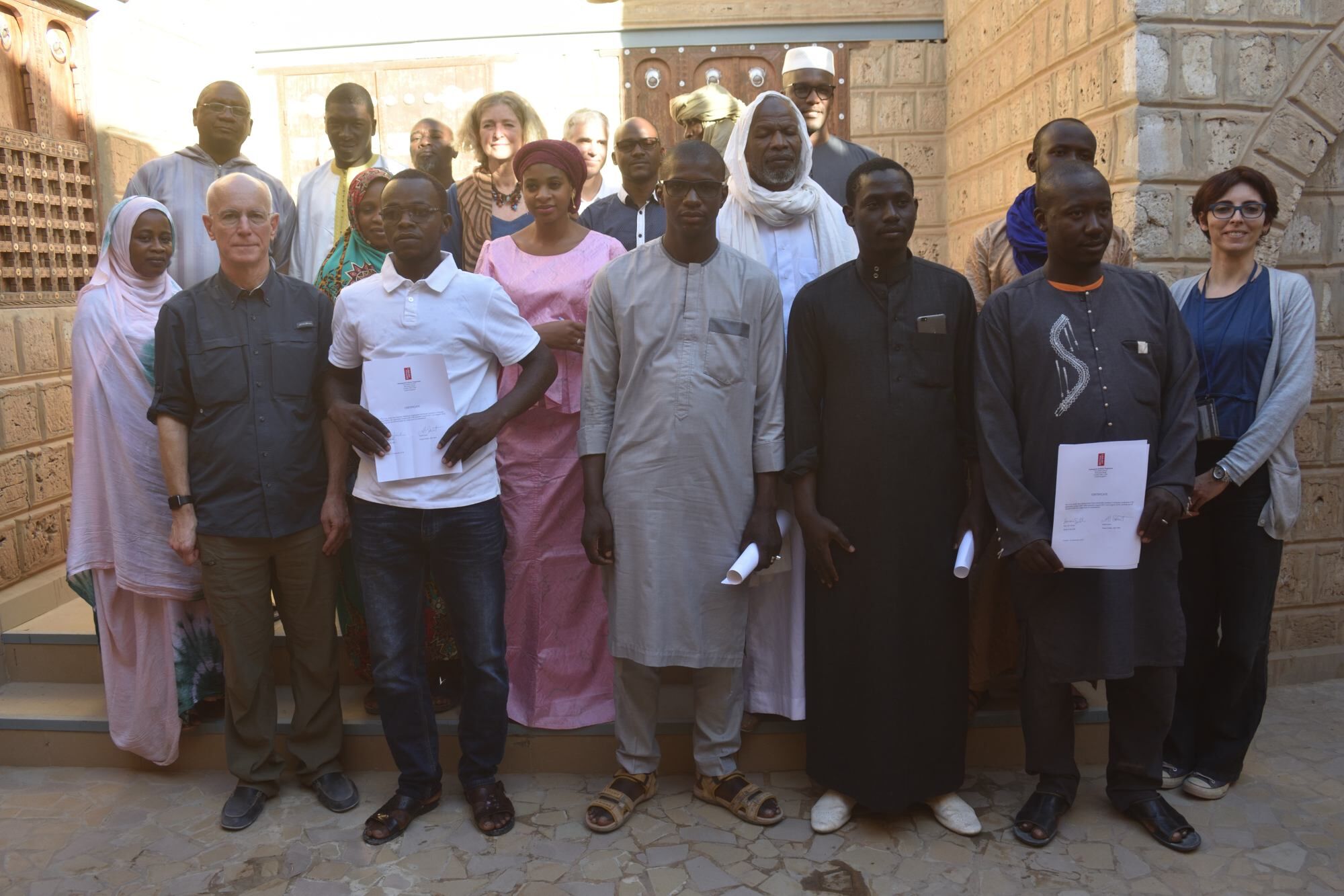 Team from the ELIT (Endangered Libraries of Timbuktu)